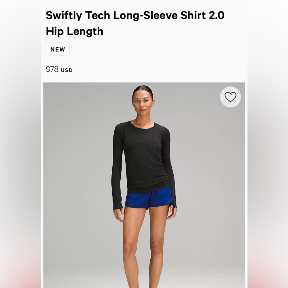 Size 4 Swiftly Tech Hip Length - image 5